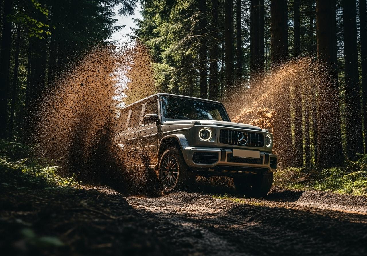 Illustration pour mercedes-benz classe g avec technologie eq